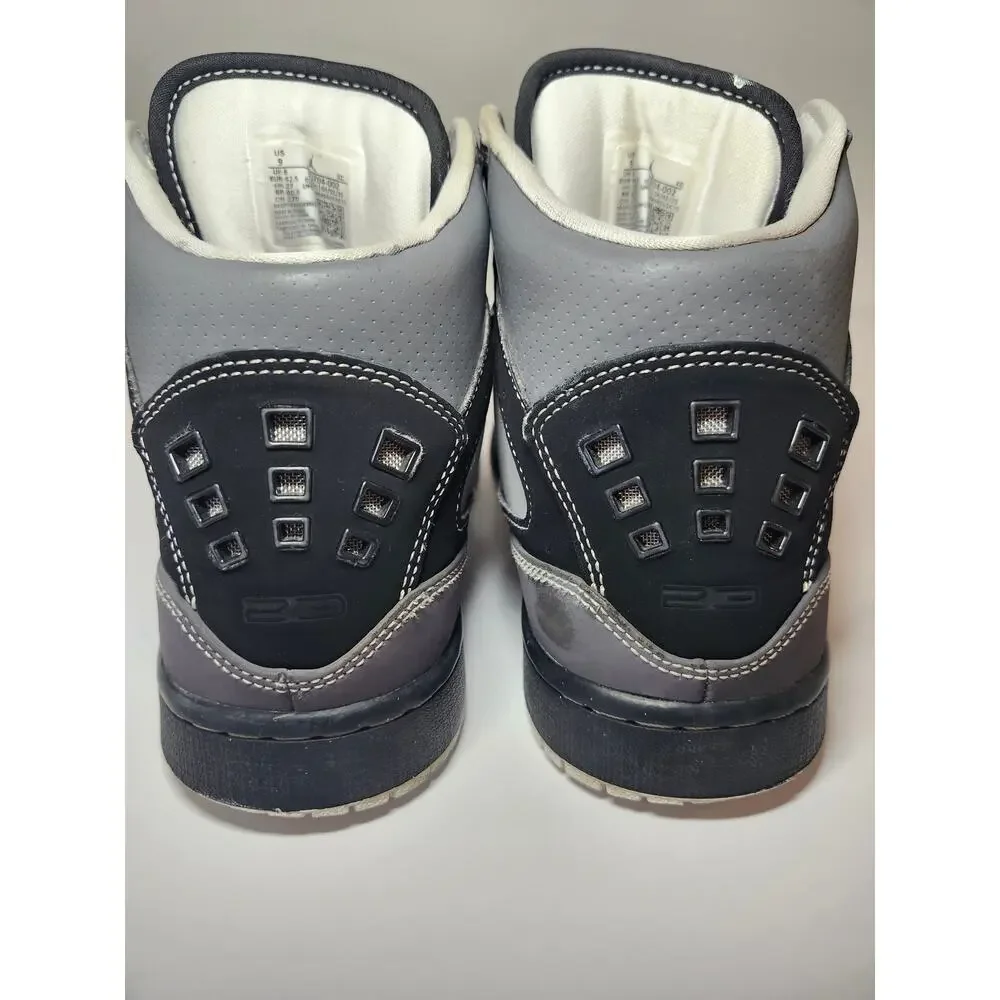 Jordan 1 Flight Men’s Gray Sz 9 Athletic Sneaker Streetwear Mid Top